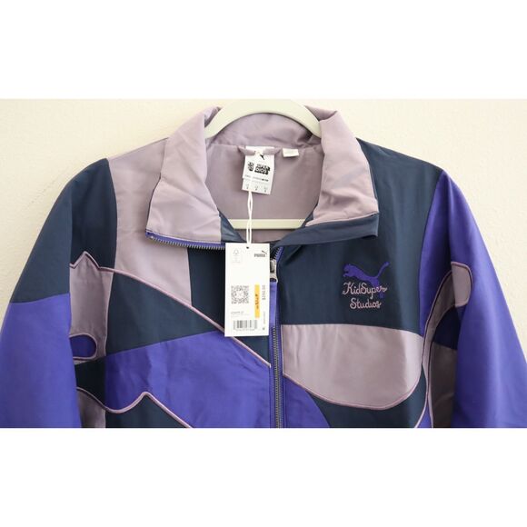 Puma x Kidsuper 626699-27 Men's Sz S Blue/Purple Cellerator Full Zip Jacket - Picture 3 of 16